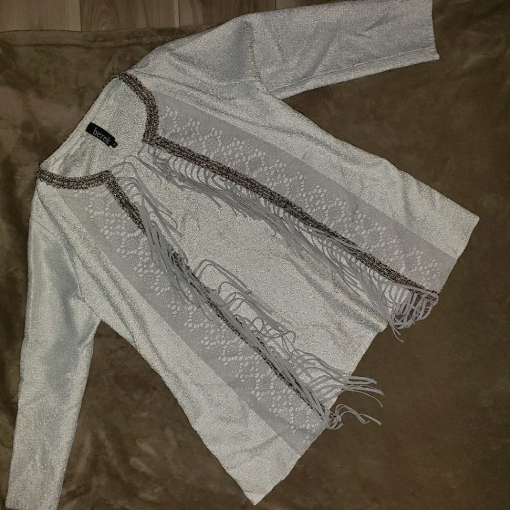 White Tassel Light Jacket